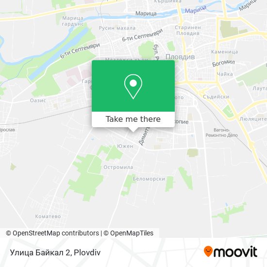 Улица Байкал 2 map