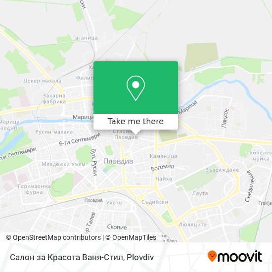 Салон за Красота Ваня-Стил map