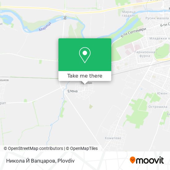 Никола Й Вапцаров map