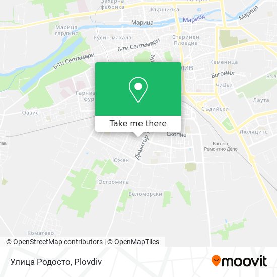 Улица Родосто map