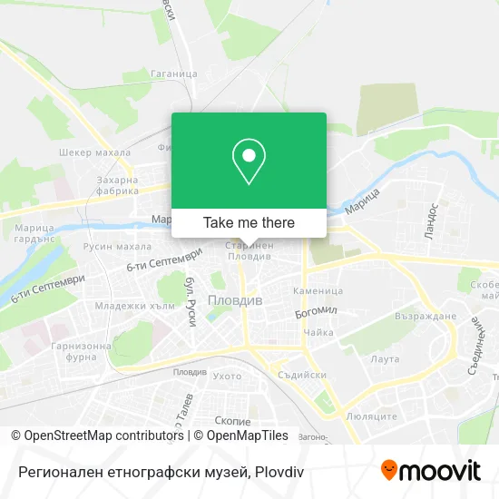 Карта Регионален етнографски музей