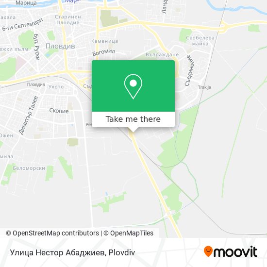 Улица Нестор Абаджиев map