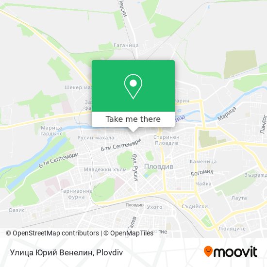 Улица Юрий Венелин map