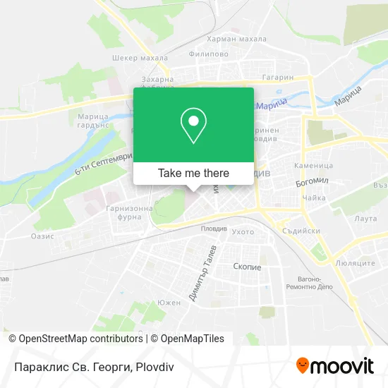 Карта Параклис Св. Георги
