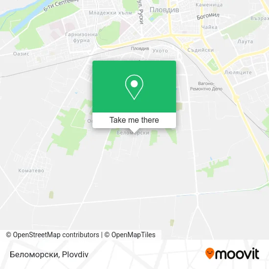 Карта Беломорски