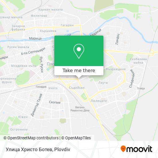 Улица Христо Ботев map