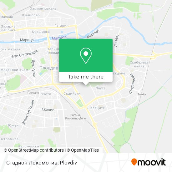 Стадион Локомотив map