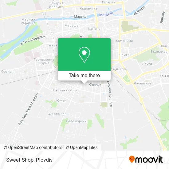 Sweet Shop map