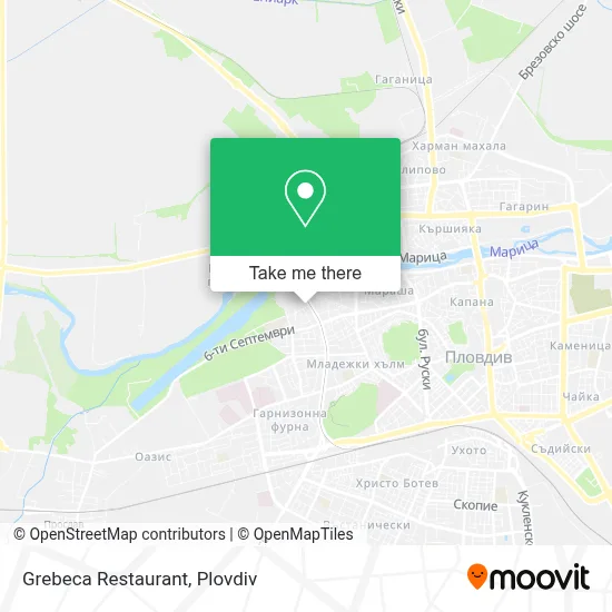 Grebeca Restaurant map