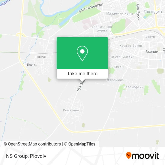 NS Group map