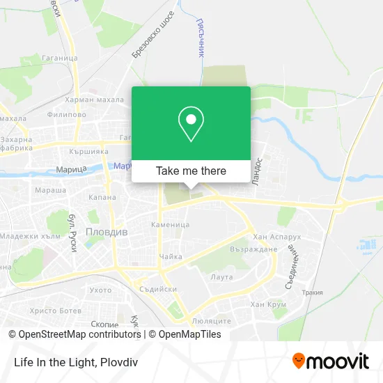 Life In the Light map
