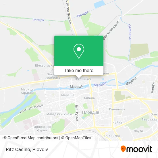 Ritz Casino map