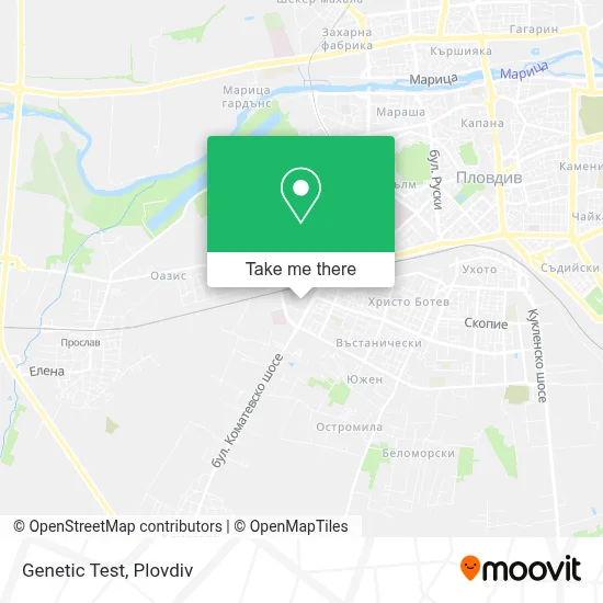 Genetic Test map