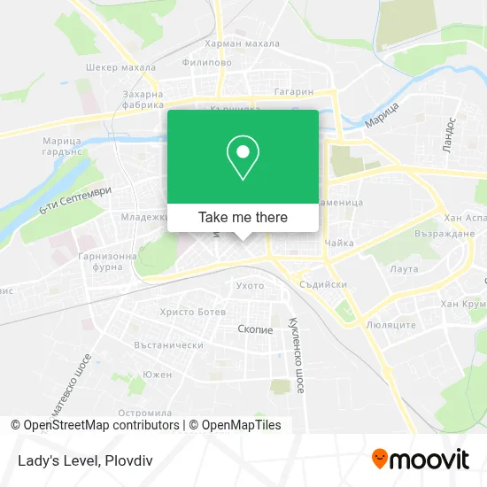 Lady's Level map