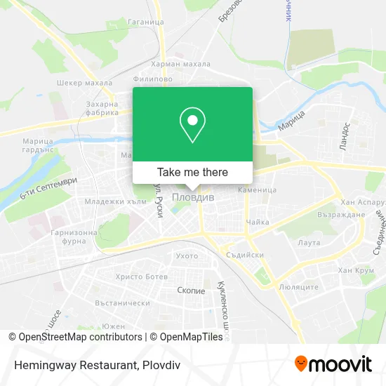Hemingway Restaurant map