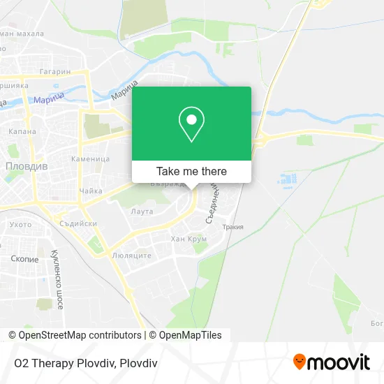 O2 Therapy Plovdiv map