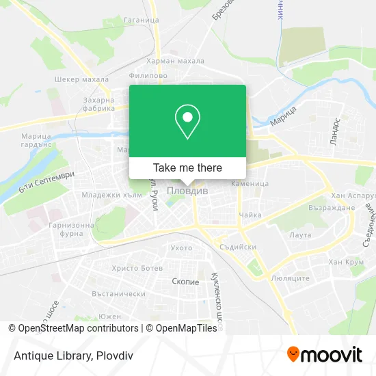 Antique Library map