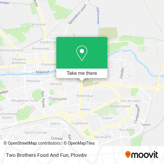 Two Brothers Food And Fun map