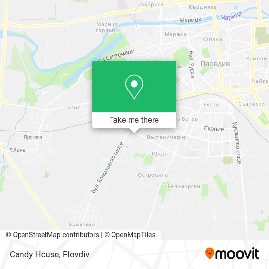 Candy House map