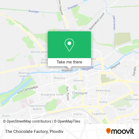 The Chocolate Factory map