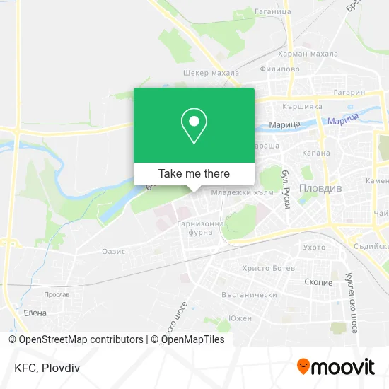 KFC map