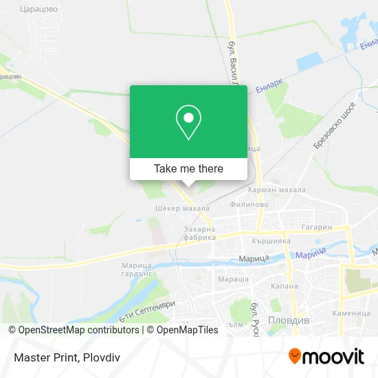Master Print map