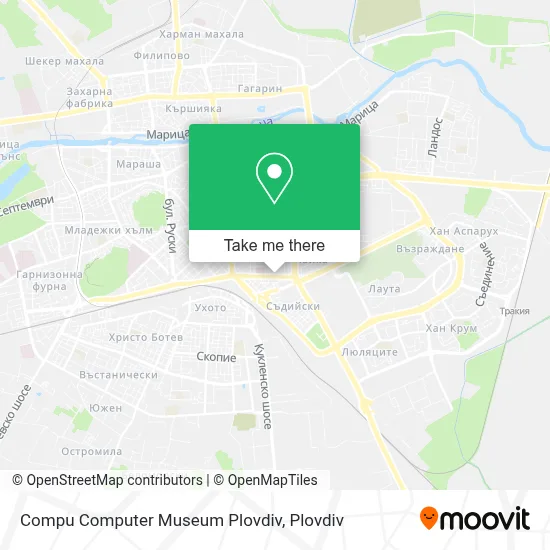 Compu Computer Museum Plovdiv map