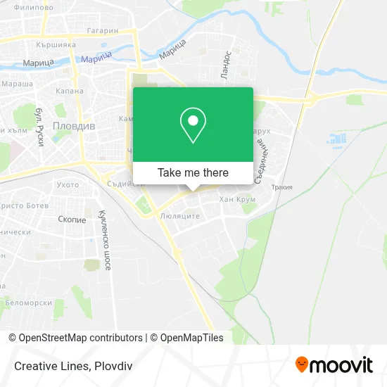 Creative Lines map