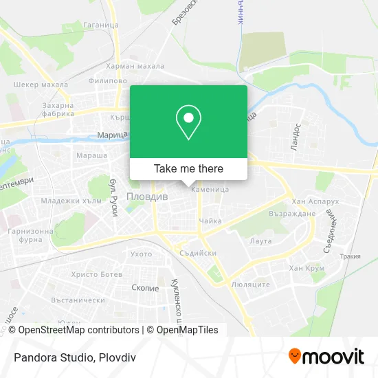 Pandora Studio map
