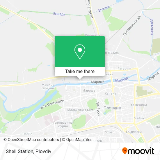 Shell Station map