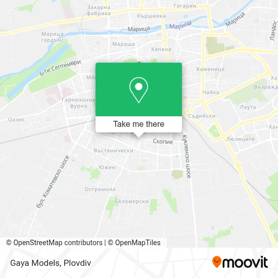 Gaya Models map