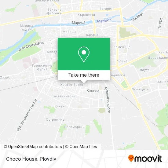 Choco House map