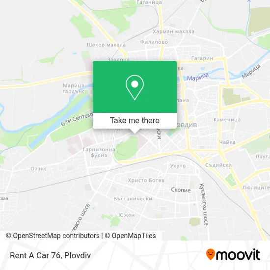 Rent A Car 76 map
