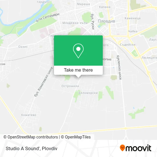 Studio A Sound' map