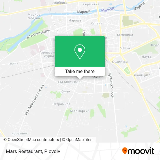 Mars Restaurant map