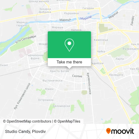 Studio Candy map