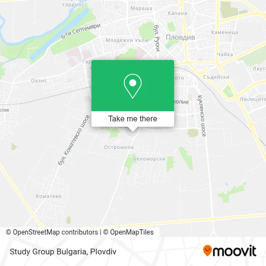 Study Group Bulgaria map