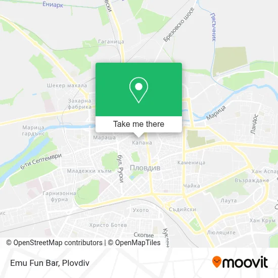 Emu Fun Bar map