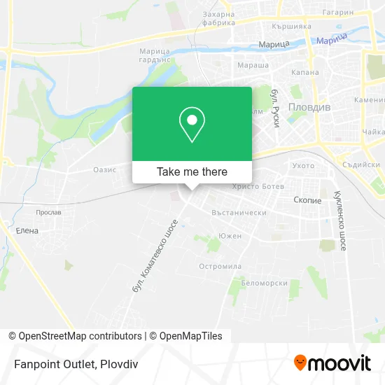 Fanpoint Outlet map