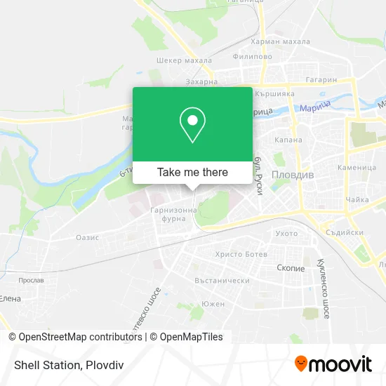 Shell Station map
