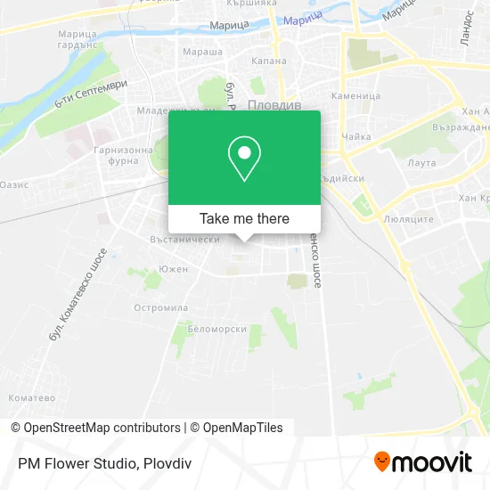 PM Flower Studio map