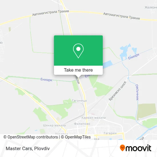 Master Cars map