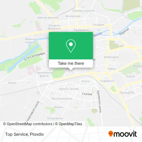 Top Service map