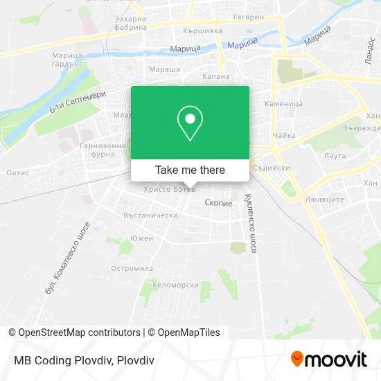 MB Coding Plovdiv map