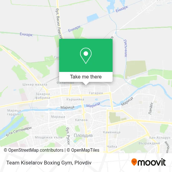 Team Kiselarov Boxing Gym map