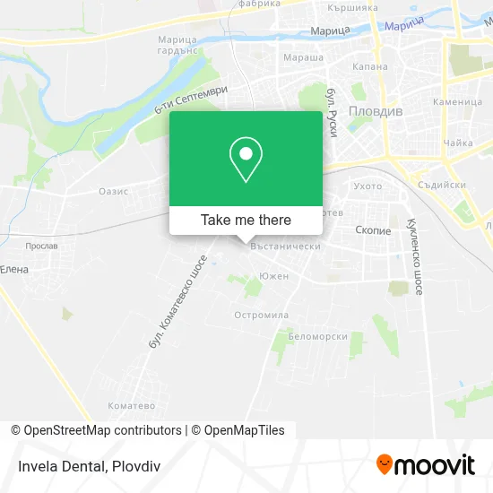 Invela Dental map