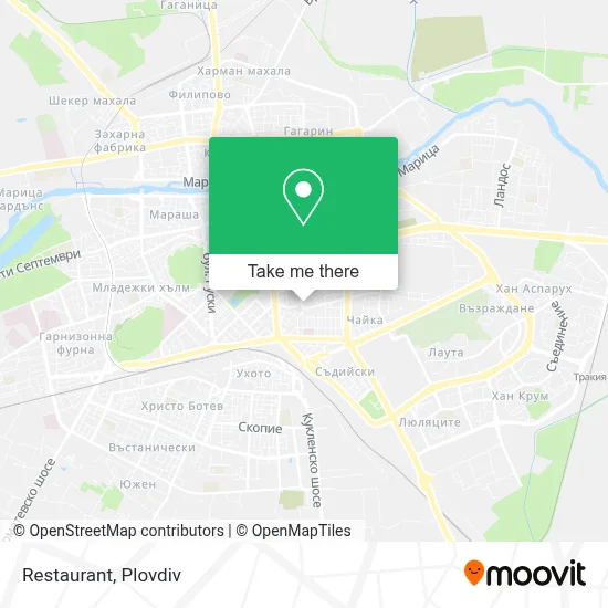 Restaurant map