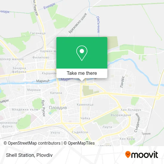 Shell Station map