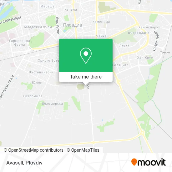 Avasell map