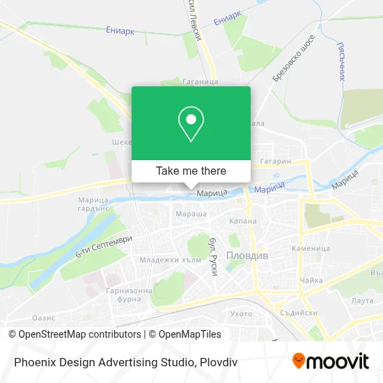 Phoenix Design Advertising Studio map